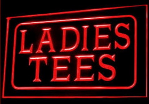 Ladies Tee Shop LED Neon Sign